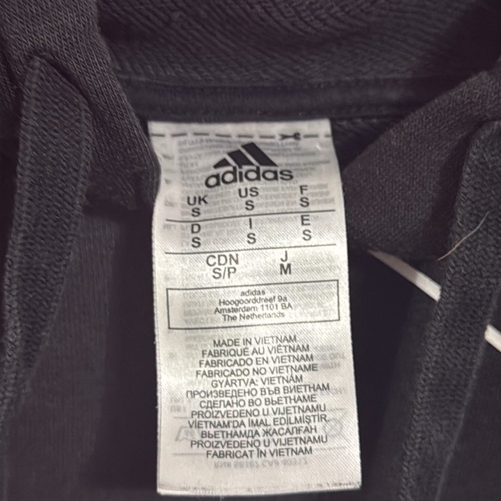 Adidas Black Unisex Hoodie - Picture 4 of 4